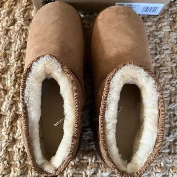 NWT UGG Classic Ultra Mini Chestnut Boots Women's Size 6 - Picture 11 of 16